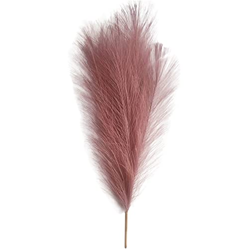Pampasgras Deko 50cm Pampas Secas Gras Dekor Kunstrasen Gefälschte Blume Hochzeit Home Schlafzimmer Wohnzimmer(Wine) von GFDSGRE