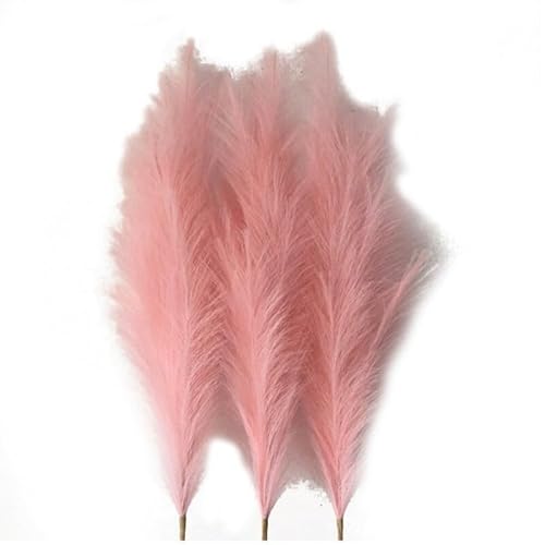 Pampasgras Deko 83CM DIY Blumen Wand Vase Gefälschte Pflanze Reed Künstliche Pampas Gras Bouquet for Home Hochzeit Decor Party Zimmer Simulierte Feder(A) von GFDSGRE