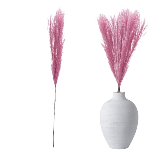 Pampasgras Deko Herbst Pampasgras Dekor Fake Schilf Kleine Kunstblumen Bauernhaus Tischdekoration Blumen Shaggy(A) von GFDSGRE