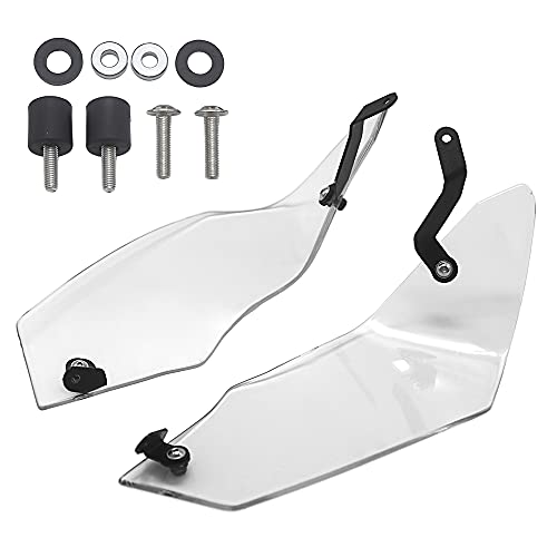 Windschild Motorrad FIT AUF VERWENDUNG FÜR BMW R1250GS HP R1200GS LC Rallye exklusiv R 1200 GS LC 2017-2019 Wind-Deflektor-Paar-Windschutzscheiben-Handschutz-Abdeckung Seitenteile(Color:Clear) von GFDSGRE