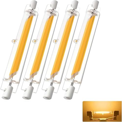 GFDYTG R7S LED 118mm Dimmbar,20W R7S LED Stab Ersetzt 200W Halogenlampen,Led R7s Lampen Warmweiß 2000LM 3000K,r7s led Glühbirne Ohne Flackern,Leuchtmittel,4er Pack GFDYTG R7S LED 118mm Dimmbar,20W R7S LED Stab Ersetzt 200W Halogenlampen,Led R7s Lampen Warmweiß 2000LM 3000K,r7s led Glühbirne Ohne Flackern,Leuchtmittel,4er Pack von GFDYTG