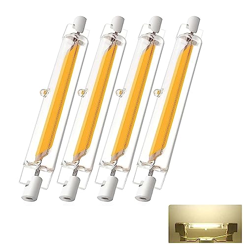GFDYTG R7S LED 78mm Dimmbar,10W R7S Led Stab Ersetzt 100W Halogenlampen,Led R7s Lampen Naturweiß 1000LM 4500K,R7sLed Glühbirne Ohne Flackern,4er Pack von GFDYTG