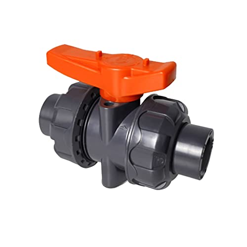 Kugelhahn for Sanitärarmaturen PVC True Union-Kugelhahn mit vollem Anschluss UPVC Doppel-Kugelhahn 4 Punkte 6 Punkte 1 Zoll DN15 20 25(DN15 inner diameter 20mm) von GFGWXMQB