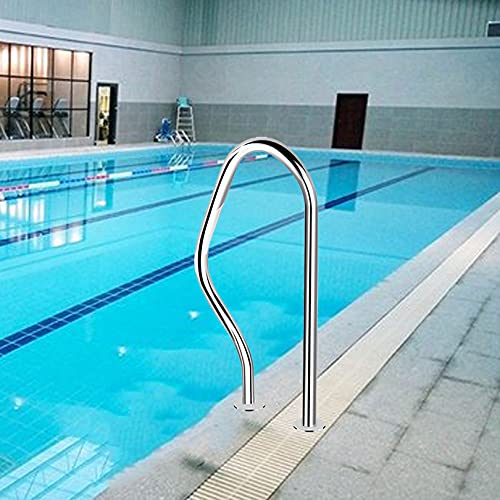 Pool-Handläufe, Pool-Handläufe, Pool-Handlauf aus Edelstahl 304, einfach zu installieren, 250 Pfund Tragfähigkeit, 3-Bogen-Spa-Sicherheitsgeländer Pool-Handläufe, Pool-Handläufe, Pool-Handlauf aus Edelstahl 304, einfach zu installieren, 250 Pfund Tragfähigkeit, 3-Bogen-Spa-Sicherheitsgeländer von GFHQDPSC