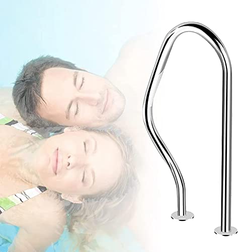 Pool-Handläufe, Pool-Handlauf, Schwimmbad-Handlauf aus Edelstahl 304, einfach zu installieren, Pool-Handlauf für Garten-Hinterhof-Pools und Pool-Eingänge (Dicke 1 mm) von GFHQDPSC