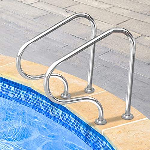 Pool-Handlauf, Pool-Handläufe, Poolgeländer, Pool-Handlauf, Pool-Geländer-Handläufe aus Edelstahl 304, einfach zu installieren, Größe: (31 von GFHQDPSC