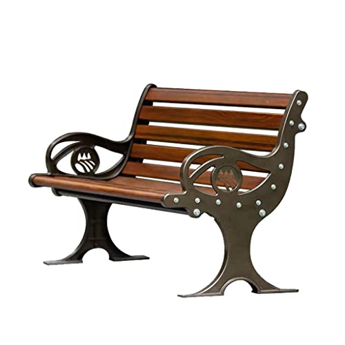Eingang Möbel Parkstuhl Außenbank Outdoor Aluminiumlegierung Ruherstuhl Garten Hof Plaza Immobilien Freizeit Rückenlehne Outdoor Gartenbank Outdoor Stühle(M:150cm) von GFHTRELY