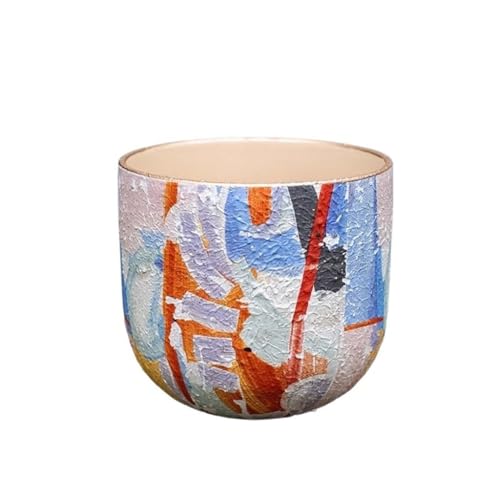 GFHTRELY Blumentopf, kreativ, aus Keramik, bemalt, für Rettich, Grün, Blumentopf für Sukkulenten und Orchideen, Blumentöpfe GFHTRELY Blumentopf, kreativ, aus Keramik, bemalt, für Rettich, Grün, Blumentopf für Sukkulenten und Orchideen, Blumentöpfe von GFHTRELY