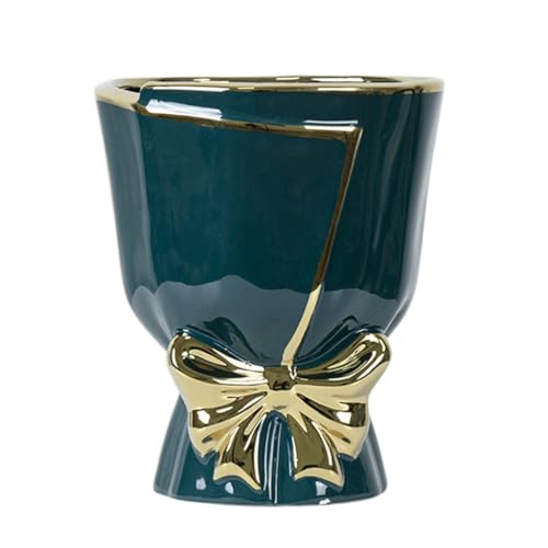 GFHTRELY Blumentopf Nordic Light Luxus Blumentöpfe Keramik Blumentöpfe Büro Kreative Ornamente Balkon Blumentöpfe Übertopf Töpfe von GFHTRELY