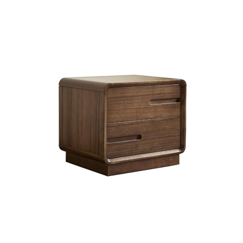 GFHTRELY Couchtisch 50x40x43cm Schwarzer Nussbaum Massivholz Nachttisch, Moderne Schlafzimmermöbel, Schlichter Aufbewahrungsschrank Kleiner Tisch GFHTRELY Couchtisch 50x40x43cm Schwarzer Nussbaum Massivholz Nachttisch, Moderne Schlafzimmermöbel, Schlichter Aufbewahrungsschrank Kleiner Tisch von GFHTRELY