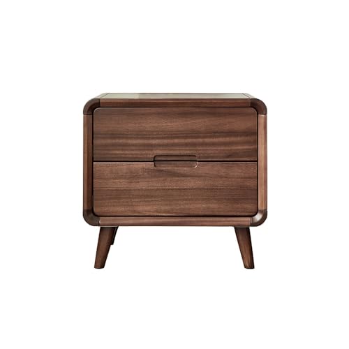 GFHTRELY Couchtisch 52x42x48cm Nussbaum Nachttisch, Moderner Schubladenschrank, Schlafzimmer Wohnzimmer Möbel Kleiner Tisch GFHTRELY Couchtisch 52x42x48cm Nussbaum Nachttisch, Moderner Schubladenschrank, Schlafzimmer Wohnzimmer Möbel Kleiner Tisch von GFHTRELY