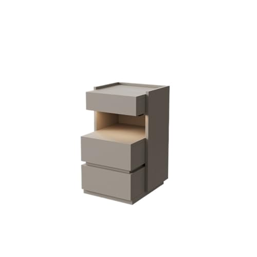 GFHTRELY Couchtisch Massivholz-Nachttisch, Schlafzimmer, Einfacher Spind, Kleiner, Aufbewahrungsschrank, Nachttisch, Hochschrank Kleiner Tisch(05) von GFHTRELY