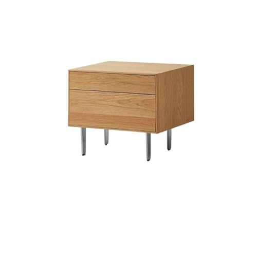 GFHTRELY Couchtisch Nachttisch, Aus Massivem Holz, Minimalistischer Kleiner Schrank Kleiner Tisch(B) von GFHTRELY