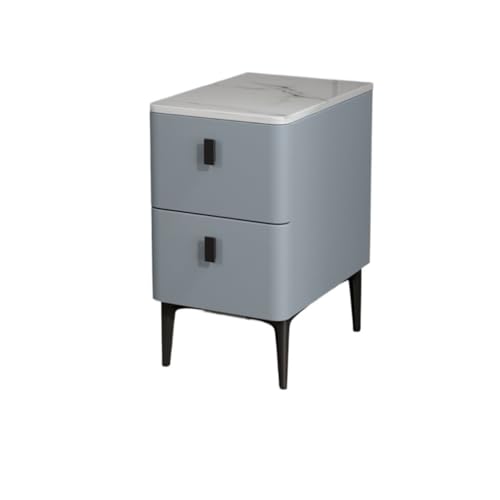 GFHTRELY Couchtisch Nachttisch Aus Schiefer, Moderner Mini-Nachttisch Kleinem, Schlichtem, Schmalem Massivholz Kleiner Tisch(03) von GFHTRELY