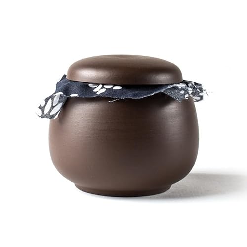 GFHTRELY Teedose Chinesisches lila Sand-Teeglas, Küche, versiegeltes Glas, Retro-Salzstreuer, kann in Wohnzimmern, Hotels und anderen Orten verwendet werden Teedose(A) von GFHTRELY