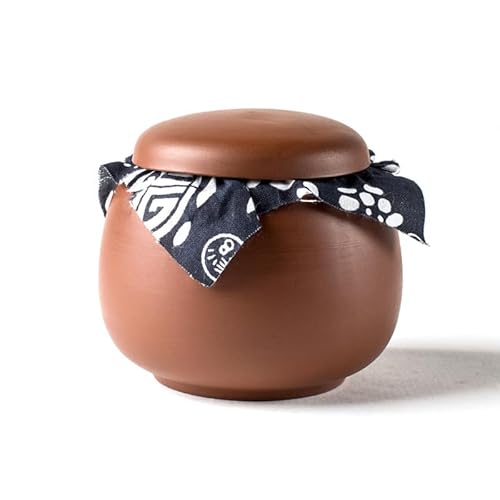 GFHTRELY Teedose Chinesisches lila Sand-Teeglas, Küche, versiegeltes Glas, Retro-Salzstreuer, kann in Wohnzimmern, Hotels und anderen Orten verwendet werden Teedose(B) von GFHTRELY