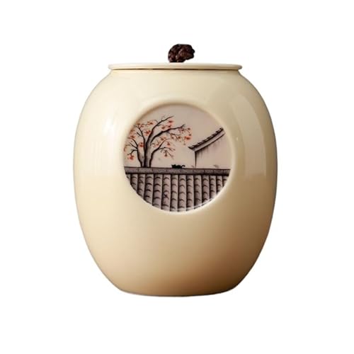 GFHTRELY Teedose Teedose Teedose for Home for Home for Ceramic Lose for Black for Chinesische Medizin Geeignet für Familien, Hotels und Kaffee Tee-Box (B) von GFHTRELY