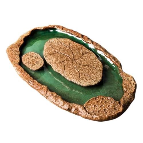 GFHTRELY Teetablett Keramik Handgemachte Teetablett Wasserspeicher Trocken Tee Tablett Kung Fu Tee Set Geeignet für Restaurants und Cafés Teeteller GFHTRELY Teetablett Keramik Handgemachte Teetablett Wasserspeicher Trocken Tee Tablett Kung Fu Tee Set Geeignet für Restaurants und Cafés Teeteller von GFHTRELY