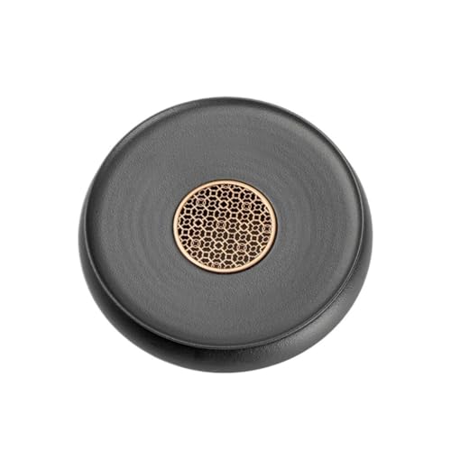GFHTRELY Teetablett rund Keramik Teetablett Schwarz Wasserspeicher Teeset Chinesischer Stil Fu Kung Fu Tee Set Abflusstablett Teeteller GFHTRELY Teetablett rund Keramik Teetablett Schwarz Wasserspeicher Teeset Chinesischer Stil Fu Kung Fu Tee Set Abflusstablett Teeteller von GFHTRELY
