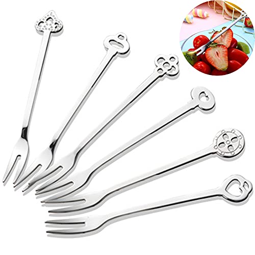 6 Stück Edelstahl Obst Gabeln Dessert Gabel Set Wiederverwendbare Obstgabel Salat Gabeln Benutzt für Cocktails Partys Restaurants Cafés Bars Meeresfrüchte Cocktails Desserts 6 Stück Edelstahl Obst Gabeln Dessert Gabel Set Wiederverwendbare Obstgabel Salat Gabeln Benutzt für Cocktails Partys Restaurants Cafés Bars Meeresfrüchte Cocktails Desserts von GEFAEJIFO