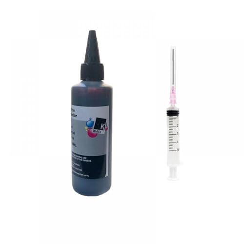 GFJHFDCR 100 ml Universal Refill Ink Kit kompatibel mit Tintenstrahldrucker CISS -Patronen kompatibel(1BK) von GFJHFDCR