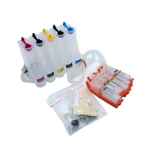 GFJHFDCR 5 Farbkompatible PGI-780 CLI-781 CISS-System Kompatibel mit TR8570 TS707 TS6370-Drucker mit Chip von GFJHFDCR