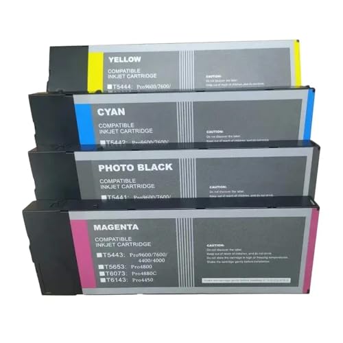 GFJHFDCR Kompatibel mit T6071 T6079 Pigment Ink Patrone Works mit 4880C T6148 7600 9600 Drucker Universal Fit Aftermarket Ersatz(8 Color 1set) von GFJHFDCR