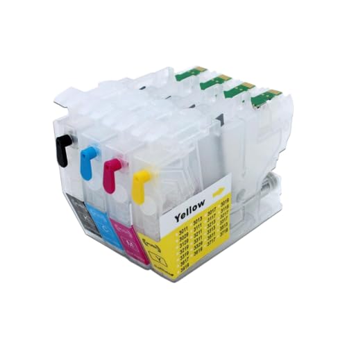 GFJHFDCR Kompatible LC3217 LC3219 Tintenpatrat Kompatibel mit MFC-J5330 MFC-J5335 MFC-J5730 MFC-J5930 MFC-J6530 MFC-J6930 MFC-J6935 Drucker(No Syringe) von GFJHFDCR