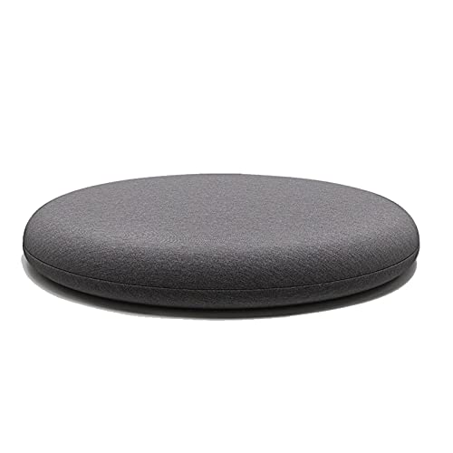 GFKJLOUJK Stuhl-Kissen 1 Stück runde Hockerkissen for Snackbar, Sitzkissen for Küchenstühle aus Memory-Schaum, waschbare Stuhlkissen for Esszimmer(Dark Grey,35cm) von GFKJLOUJK