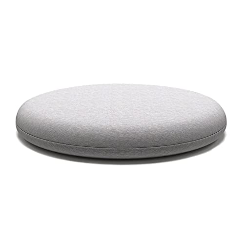 GFKJLOUJK Stuhl-Kissen 1 Stück runde Hockerkissen for Snackbar, Sitzkissen for Küchenstühle aus Memory-Schaum, waschbare Stuhlkissen for Esszimmer(Ight Grey,50cm) von GFKJLOUJK