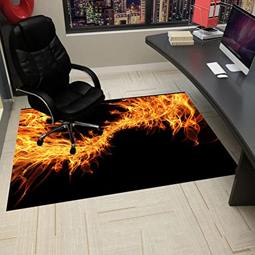 Gaming Stuhlmatten Bürostuhlmatte, Gaming-Bodenmatten, Bodenschutzmatte, rutschfeste rechteckige Schreibtischstuhlmatte, Game-Esports-Matten, langlebige Mehrzweck-Stuhlmatte for den Boden(70x100CM) von GFKJLOUJK