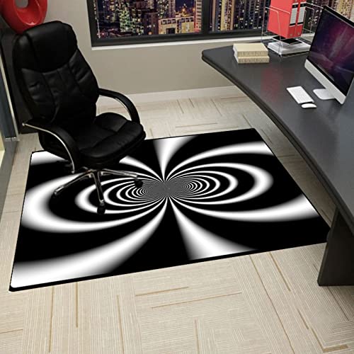 Gaming Stuhlmatten Bürostuhlmatte for Hartholzböden, Hartbodenmatte, Bürostuhlmatte for Zuhause, Bürostuhl gleitet leicht auf Holz- und Fliesenböden, rutschfeste Schreibtischstuhlmatte(140x160CM) von GFKJLOUJK