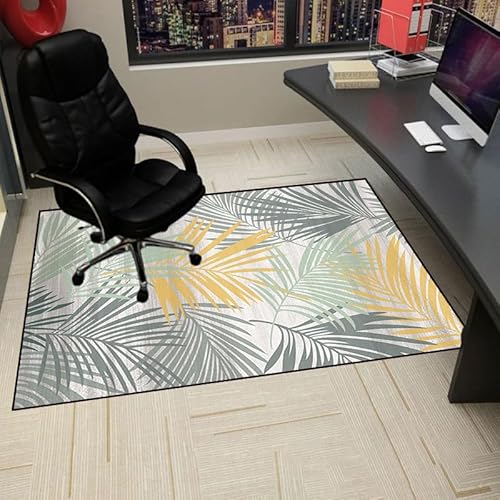 Gaming Stuhlmatten Bürostuhlmatte for Hartholzböden, rutschfeste Schreibtischstuhlmatte, Gaming-Bürostuhl, Bodenteppich-Schutzmatte, Hartboden-Schutzmatte,(140 x 180 cm) von GFKJLOUJK