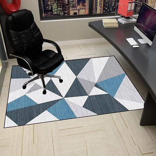 Gaming Stuhlmatten Bürostuhlmatte for Hartholzböden, rutschfeste Schreibtischstuhlmatte, Gaming-Bürostuhl, Bodenteppich-Schutzmatte, Hartboden-Schutzmatte,(70 x 100 cm) von GFKJLOUJK