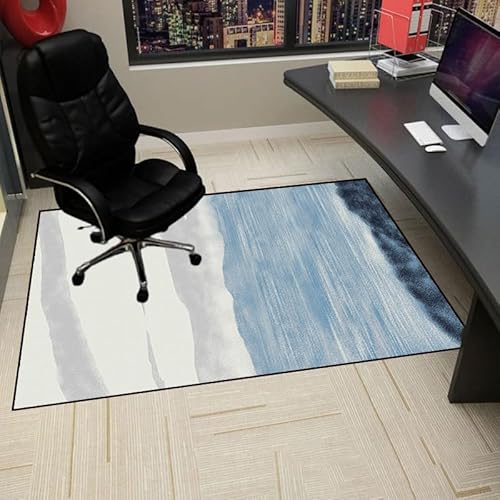 Gaming Stuhlmatten Bürostuhlmatte for Hartholzböden, rutschfeste Schreibtischstuhlmatte, Gaming-Bürostuhl, Bodenteppich-Schutzmatte, Hartboden-Schutzmatte,(90 x 90 cm) von GFKJLOUJK