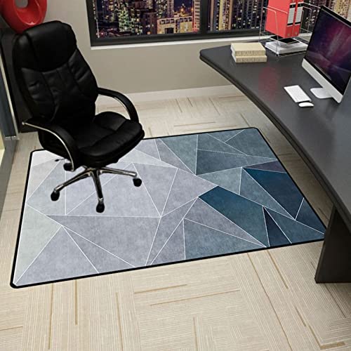 Gaming Stuhlmatten Gaming-Stuhlmatte for Teppichboden Bürostuhlmatte for Hartholzboden rutschfeste Schreibtischstuhlmatten Büro(100x140CM) von GFKJLOUJK