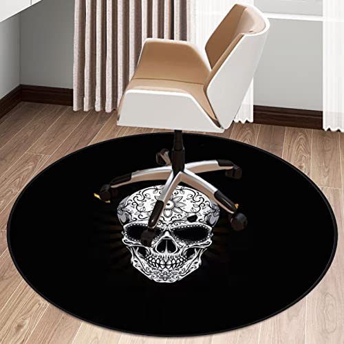 Gaming Stuhlmatten Schutzstuhlmatte, Teppich, Bürostuhlmatte, Hartholzböden, Gaming-Stuhlmatte for Büro, Gamer, Computer, Schreibtisch, Hartholzböden, schützt Böden(140CM) von GFKJLOUJK