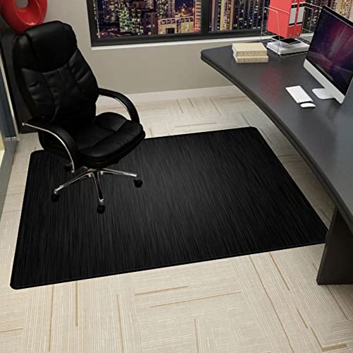 Gaming Stuhlmatten Stuhlmatte for Hartholzböden Schreibtischstuhlmatten for Stühle mit Rollen Bodenschoner for Zuhause und Büro rutschfeste Computerstuhlmatte for Holzböden(80x120CM) von GFKJLOUJK