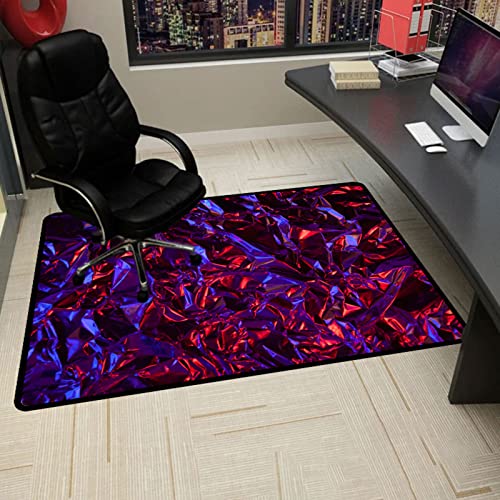 Gaming Stuhlmatten Stuhlmatte for Teppich, Bürostuhlmatte, Schreibtischstuhlmatten, Bürostuhlmatten for Hartholzböden, rutschfeste Bodenschutzmatte for Stuhlpolster(100x140CM) von GFKJLOUJK