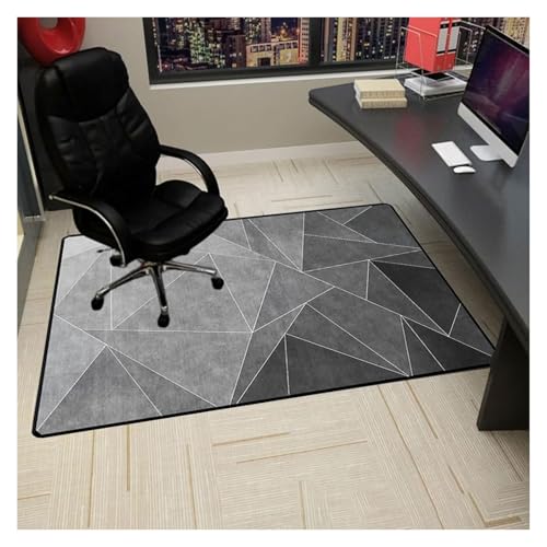 Gaming Stuhlmatten Stuhlmatte for Teppich, Bürostuhlmatte, Schreibtischstuhlmatten, Bürostuhlmatten for Hartholzböden, rutschfeste Bodenschutzmatte for Stuhlpolster(70x100CM) von GFKJLOUJK