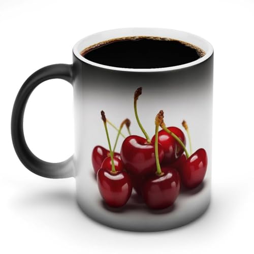 GFLFMXZW Chilenische Kirschen Keramik-Kaffeetasse, Farbwechsel-Tassen, Verfärbungstasse, wärmeempfindliche Tasse, lustige Kaffeetassen, magische Teetasse, Geschenk für Geburtstag, Männer und Frauen GFLFMXZW Chilenische Kirschen Keramik-Kaffeetasse, Farbwechsel-Tassen, Verfärbungstasse, wärmeempfindliche Tasse, lustige Kaffeetassen, magische Teetasse, Geschenk für Geburtstag, Männer und Frauen von GFLFMXZW