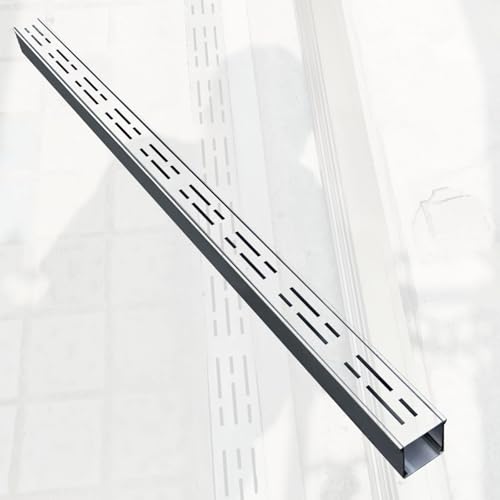 GFLPSQIA entwässerungsrinne Rinne Für Die Entwässerung Von Einfahrten, 100 cm Lange Außenrinnen Für Gehwege/schmale Terrassenentwässerungsrinne, Bodenablaufrinne Aus(7 x 3 cm/2.8 x 1.2 in) von GFLPSQIA