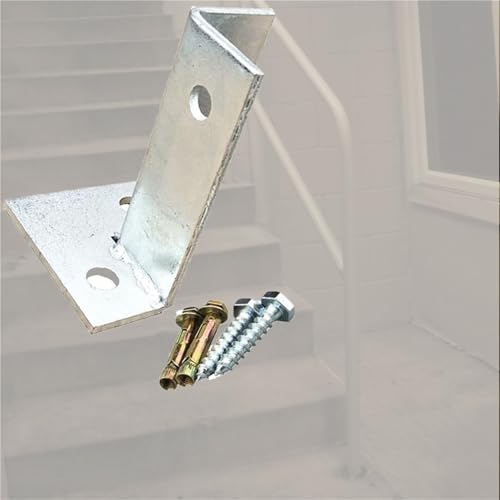 aufschraubhülse Pergola-Zaunhalter-Set, Verstellbare Pfostensockel Für Deck, Geländer, Briefkasten, Gartenzaun, Terrasse, Holzpfostenanker Für(6pcs) von GFLPSQIA