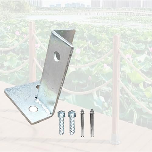 aufschraubhülse Verstellbare Pfostenankerhalterungen, Pfostenankerbasis 70 Mm Basisbreite Für Pergola/Zaun/Deck, Pfostenbasiskonstruktion Aus Edelstahl Für(4pcs) von GFLPSQIA