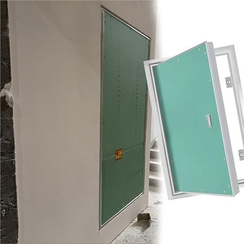 zugangspaneel trockenbau Gipskarton-Revisionsplatte 30 60 80 90 100 120 Cm Länge, Lackierbare Sanitär-Revisionstür, Trockenbau-Dachbodenlukenplatte Für(30 x 50cm/12 X 20in) von GFLPSQIA