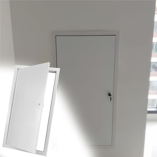zugangspaneel trockenbau Große Serviceschacht-Türpaneele Für Wand/Decke/Badezimmer, Versenkte Zugangsklappe Aus Aluminiumlegierung Mit Schloss Und Schlüssel(55 x 80 cm/22 x 31 in) von GFLPSQIA
