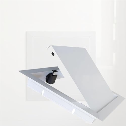 zugangspaneel trockenbau Überstreichbare Dachbodentür-Wandlochabdeckung, Zugangsklappe Für Klimaanlage Mit Klick-öffnender Dachbodentür, Sanitär-Zugangsklappe Für(20 X 50cm/8 X 20in) von GFLPSQIA