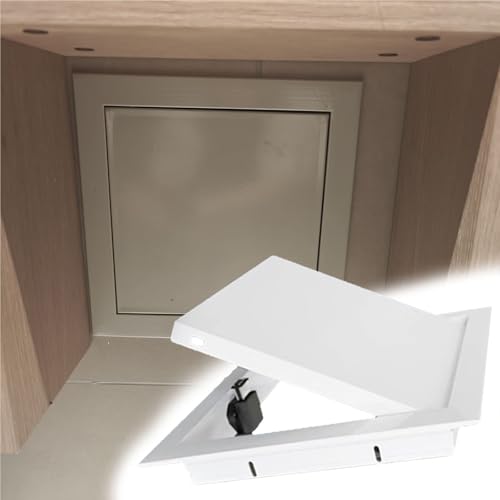 zugangspaneel trockenbau Versteckte Magnetische Türinspektionslukenplatte, Zugangspanel-Klimaanlage Für Hotel, Krankenhaus, Bürogebäude, Inspektionsluke Für Decken(15 X 40cm/6 X 16in) von GFLPSQIA