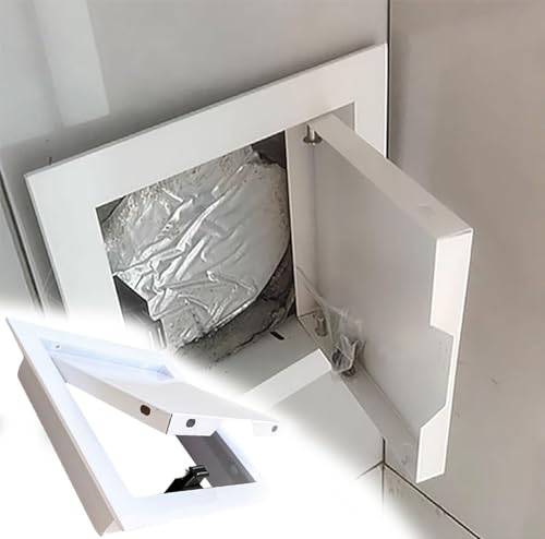 zugangspaneel trockenbau Wandlochabdeckung Für Versenkte Sanitärzugangsluke, Metall-Zugangsplatte Für Decke/Wand, Magnetische Inspektionslukentür Für Versteckten(25 X 50cm/10 X 20in) von GFLPSQIA