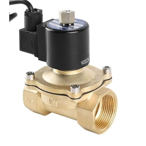 1-1/4 "normalerweise offener Brunnen-Magnetventile DN32 Messing wasserdichtes Magnetventil for Unterwasser 220V 110V 24V 12V(NPT-12VDC-EPDM-SEAL) von GFOLGDWR